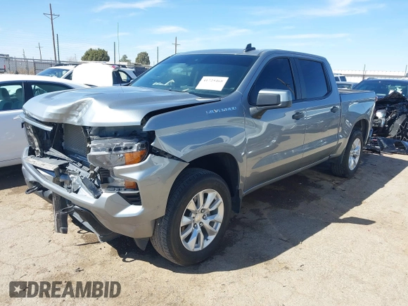 2024 Chevrolet Silverado 1500 Custom with VIN 1GCPABEK0RZ142259, listed as a IAAI auction lot 41725468 with 47,292 mi miles and . Bid and sale history available at DreamBid. Image 17.