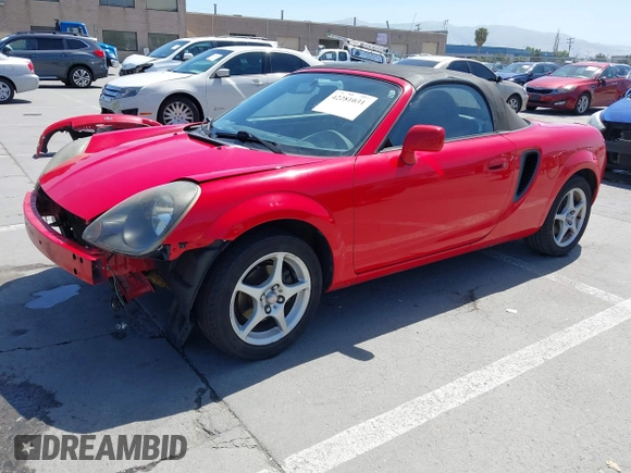2000 Toyota MR2 z VIN JTDFR3207Y0021485, wystawiony jako IAAI lot #42281031 z przebiegiem 133 064 mil mil oraz . Historia ofert i sprzedaży dostępna na DreamBid. Obrazek 17.