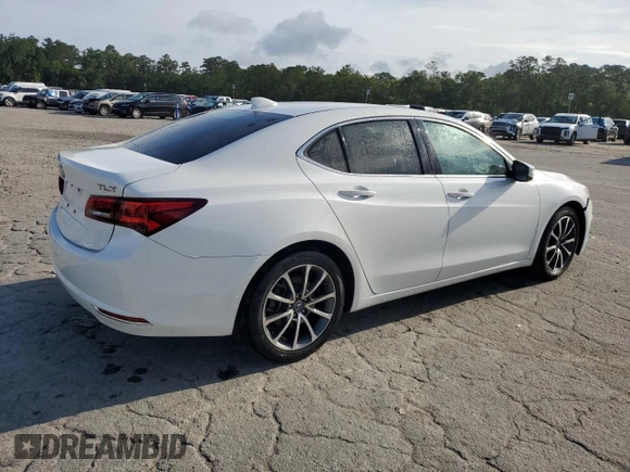 2017 Acura TLX V6 with VIN 19UUB2F35HA007333, listed as a Copart auction lot 59524645 with 171,887 mi miles and Salvage title. Bid and sale history available at DreamBid. Image 3.