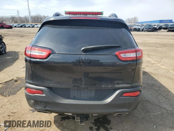 2016 Jeep Cherokee Latitude with VIN 1C4PJLCS3GW229709, listed as a Copart auction lot 51848565 with 0 mi miles and Salvage Title. Bid and sale history available at carsss.com. Image 6.