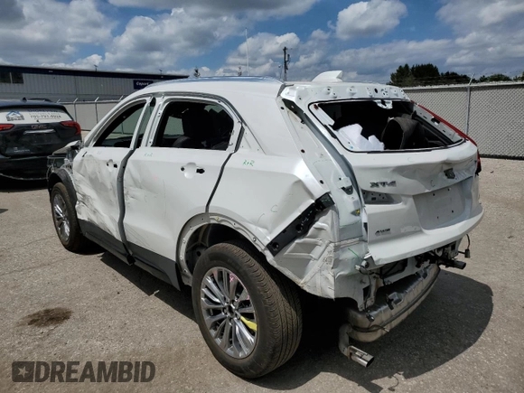 2024 Cadillac XT4 AWD Premium Luxury with VIN 1GYFZDR42RF162925, listed as a Copart auction lot 57039935 with 3,489 mi miles and Clean title. Bid and sale history available at DreamBid. Image 2.