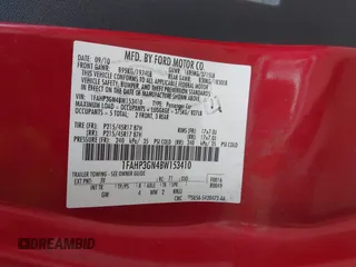 2011 Ford Focus SES with VIN 1FAHP3GN4BW153410, listed as a IAAI auction lot 41711431 with 178,498 mi miles. Bid and sale history available at carsss.com. Image 9.