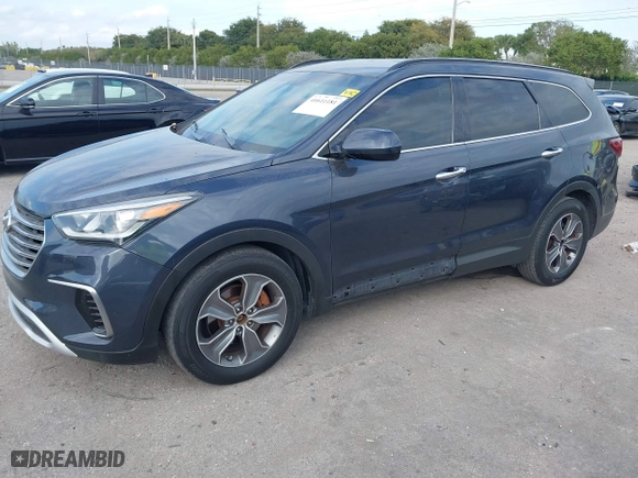 2017 Hyundai Santa Fe SE with VIN KM8SMDHF2HU167392, listed as a IAAI auction lot 41611181 with 273,616 mi miles. Bid and sale history available at carsss.com. Image 17.