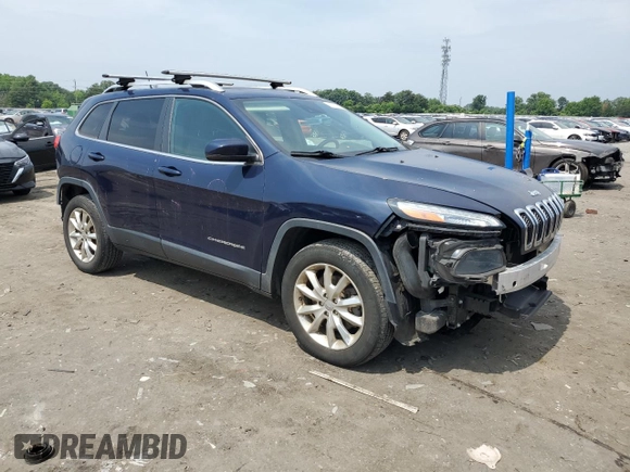 2014 Jeep Cherokee Limited z VIN 1C4PJMDS4EW250702, wystawiony jako Copart lot #60130605 z przebiegiem 92 124 mil mil oraz Szkoda całkowita • Salvage title. Historia ofert i sprzedaży dostępna na DreamBid. Obrazek 4.