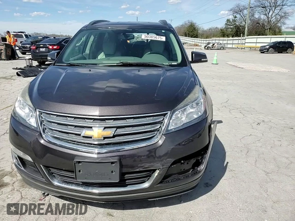 2017 Chevrolet Traverse LT with VIN 1GNKRHKD5HJ249792, listed as a Copart auction lot 50385675 with 110,525 mi miles and Salvage Title. Bid and sale history available at DreamBid. Image 12.