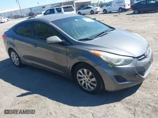 2013 Hyundai Elantra GLS PZEV with VIN 5NPDH4AE1DH213138, listed as a IAAI auction lot 41754216 with 213,771 mi miles. Bid and sale history available at carsss.com. Image 1.
