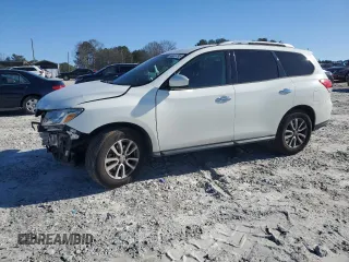 2016 Nissan Pathfinder Platinum with VIN 5N1AR2MM2GC642808, listed as a Copart auction lot 48023795 with 175,106 mi miles and Salvage Title. Bid and sale history available at carsss.com. Image 1.