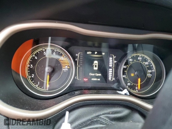 2016 Jeep Cherokee Sport with VIN 1C4PJMAS4GW232918, listed as a Copart auction lot 45037315 with 43,891 mi miles and Salvage title. Bid and sale history available at DreamBid. Image 9.