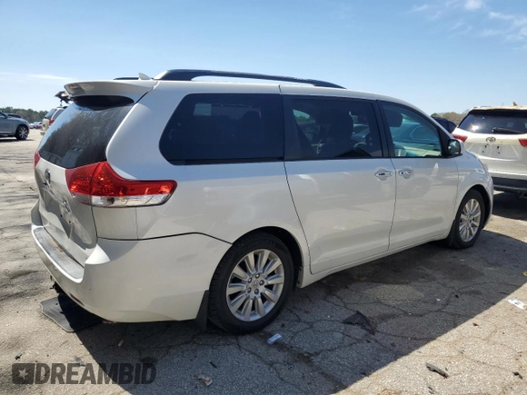 2011 Toyota Sienna XLE AAS with VIN 5TDYK3DC1BS013892, listed as a Copart auction lot 50239495 with 162,184 mi miles and Salvage Title. Bid and sale history available at DreamBid. Image 3.
