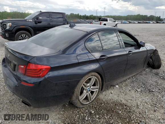 2015 BMW 5 Series 550i xDrive с VIN WBAKP9C54FD980038, выставлен на аукционе Copart как лот 56051025 с пробегом 83 889 миль миль и Списание • Salvage title. История ставок и продаж доступна на DreamBid. Изображение 3.