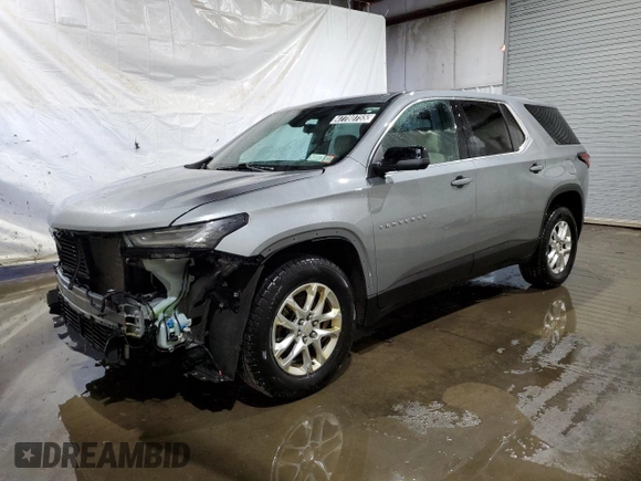 2023 Chevrolet Traverse LS with VIN 1GNEVFKW9PJ122556, listed as a Copart auction lot 47780755 with 65,204 mi miles and Clean Title. Bid and sale history available at carsss.com. Image 1.
