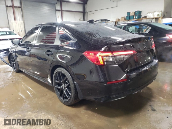 2023 Honda Civic Sedan Sport with VIN 2HGFE2F51PH570395, listed as a Copart auction lot 46705575 with 13,959 mi miles and Salvage Title. Bid and sale history available at carsss.com. Image 2.