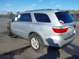 2012 Dodge Durango Crew with VIN 1C4RDHDG1CC158481, listed as a IAAI auction lot 41240405 with 181,490 mi miles and . Bid and sale history available at DreamBid. Image 3.
