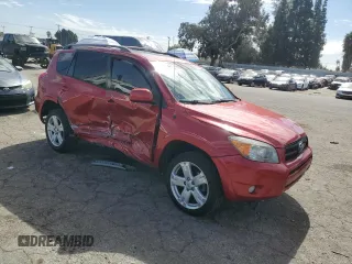 2006 Toyota RAV4 Sport with VIN JTMZK32V065001222, listed as a Copart auction lot 46810565 with 129,783 mi miles and Salvage Title. Bid and sale history available at carsss.com. Image 4.