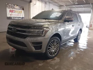 2024 Ford Expedition Limited with VIN 1FMJU2A89REA07551, listed as a IAAI auction lot 41565555 with 7,415 mi miles. Bid and sale history available at carsss.com. Image 2.