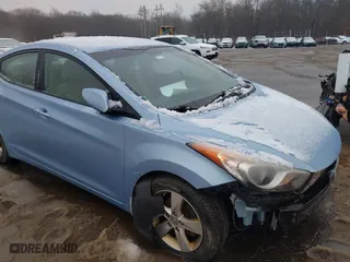 2013 Hyundai Elantra GLS PZEV with VIN KMHDH4AE8DU496607, listed as a IAAI auction lot 41432760 with 165,115 mi miles. Bid and sale history available at carsss.com. Image 17.