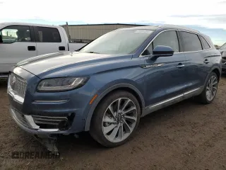 2019 Lincoln Nautilus Reserve z VIN 2LMPJ8LP5KBL15302, wystawiony jako Copart lot #79901264 z przebiegiem Nie podano mil oraz Szkoda całkowita • Salvage title. Historia ofert i sprzedaży dostępna na DreamBid. Obrazek 1.