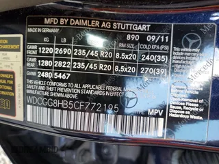 2012 Mercedes-Benz GLK 350 with VIN WDCGG8HB5CF772195, listed as a Copart auction lot 68987184 with 137,441 mi miles and Salvage Title. Bid and sale history available at DreamBid. Image 13.