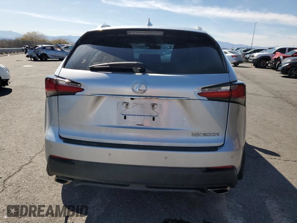 2015 Lexus NX 200t with VIN JTJBARBZ8F2044781, listed as a Copart auction lot 49498065 with 121,666 mi miles and Salvage Title. Bid and sale history available at DreamBid. Image 6.