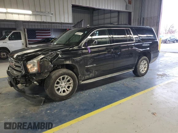 2017 GMC Yukon XL SLE with VIN 1GKS2FKC4HR239897, listed as a Copart auction lot 83891514 with 103,839 mi miles and Salvage Title. Bid and sale history available at carsss.com. Image 1.