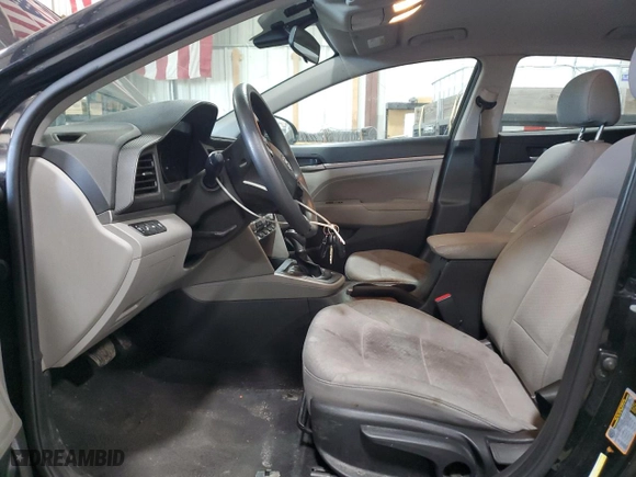 2020 Hyundai Elantra SEL with VIN 5NPD84LF7LH632924, listed as a Copart auction lot 46822905 with 96,562 mi miles and Salvage Title. Bid and sale history available at carsss.com. Image 7.