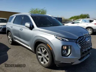 2020 Hyundai Palisade SEL with VIN KM8R34HE8LU076547, listed as a Copart auction lot 52803595 with 61,678 mi miles and Salvage title. Bid and sale history available at DreamBid. Image 4.