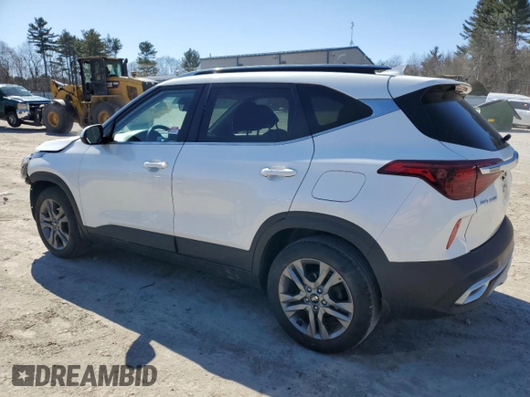 2021 Kia Seltos S with VIN KNDEU2AA6M7080916, listed as a Copart auction lot 48461425 with 45,616 mi miles and Salvage Title. Bid and sale history available at DreamBid. Image 2.