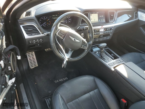 2020 Genesis G80 3.8L with VIN KMTFN4JE2LU328662, listed as a Copart auction lot 87928975 with 27,939 mi miles and Salvage Title. Bid and sale history available at carsss.com. Image 8.