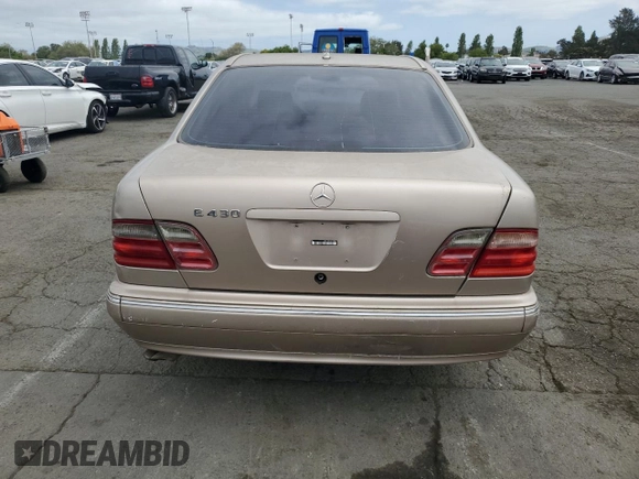 2001 Mercedes-Benz E-Class with VIN WDBJF70J31B293515, listed as a Copart auction lot 53100915 with 0 mi miles and Salvage Title. Bid and sale history available at carsss.com. Image 6.