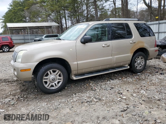 2005 Mercury Mountaineer with VIN 4M2DU86E05UJ17630, listed as a Copart auction lot 43808285 with 227,882 mi miles and Salvage title. Bid and sale history available at DreamBid. Image 1.