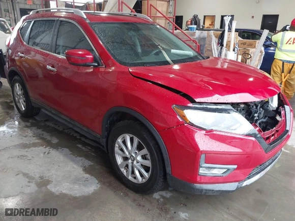 2017 Nissan Rogue S with VIN 5N1AT2MTXHC859159, listed as a IAAI auction lot 41933174 with 62,078 mi miles. Bid and sale history available at carsss.com. Image 1.