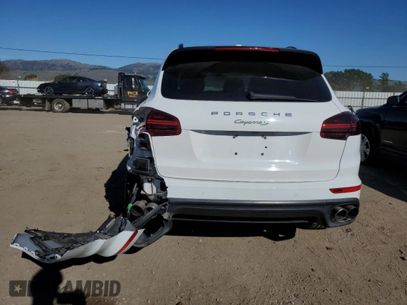 2017 Porsche Cayenne S E-Hybrid with VIN WP1AE2A2XHLA75671, listed as a Copart auction lot 46304275 with 103,527 mi miles and Salvage title. Bid and sale history available at DreamBid. Image 6.
