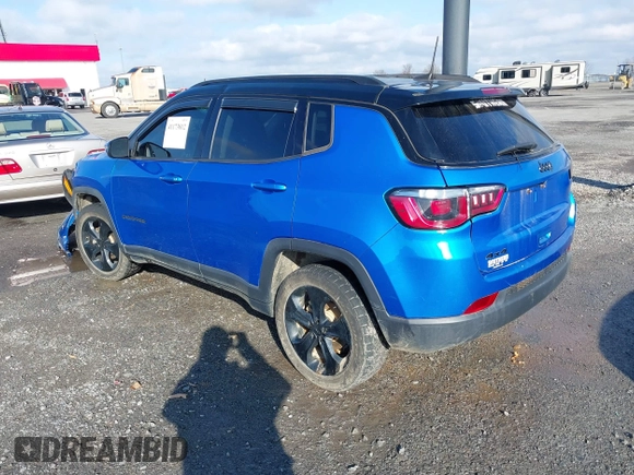 2019 Jeep Compass Latitude with VIN 3C4NJDBB3KT619609, listed as a IAAI auction lot 41173812 with 144,375 mi miles. Bid and sale history available at carsss.com. Image 3.