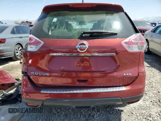 2016 Nissan Rogue SV with VIN KNMAT2MV7GP607804, listed as a Copart auction lot 53839325 with 152,371 mi miles and Salvage Title. Bid and sale history available at DreamBid. Image 6.