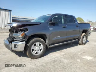 2021 Toyota Tundra SR5 with VIN 5TFDY5F14MX017954, listed as a Copart auction lot 52345695 with 51,268 mi miles and Salvage title. Bid and sale history available at DreamBid. Image 1.