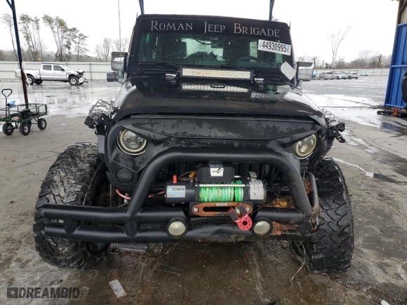 2007 Jeep Wrangler Unlimited X with VIN 1J4GA39187L116820, listed as a Copart auction lot 44930995 with 157,855 mi miles and Salvage Title. Bid and sale history available at carsss.com. Image 5.