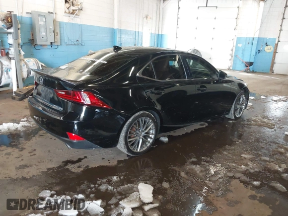 2014 Lexus IS 250 with VIN JTHCF1D21E5013877, listed as a IAAI auction lot 41529689 with 84,433 mi miles. Bid and sale history available at carsss.com. Image 4.