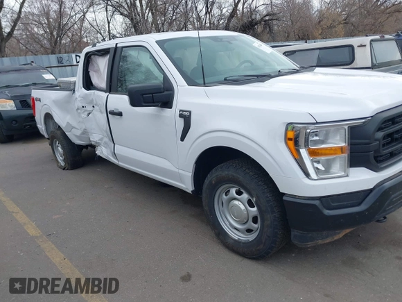 2021 Ford F-150 XL with VIN 1FTFW1E57MKE46739, listed as a IAAI auction lot 41823454 with 60,202 mi miles and . Bid and sale history available at DreamBid. Image 1.
