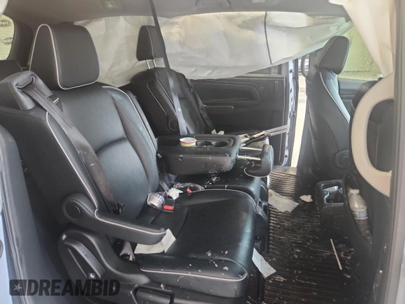 2023 Honda Odyssey Elite with VIN 5FNRL6H90PB071988, listed as a Copart auction lot 58589585 with 12,998 mi miles and Salvage title. Bid and sale history available at DreamBid. Image 11.