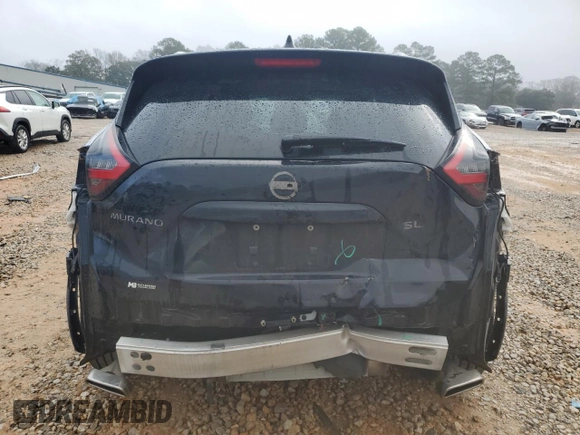 2020 Nissan Murano SL z VIN 5N1AZ2CJ0LN141096, wystawiony jako Copart lot #44398345 z przebiegiem 63 128 mil mil oraz Czysty tytuł • Clean title. Historia ofert i sprzedaży dostępna na DreamBid. Obrazek 6.