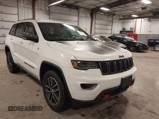 2017 Jeep Grand Cherokee Trailhawk with VIN 1C4RJFLG7HC712208, listed as a IAAI auction lot 42174543 with 158,518 mi miles and . Bid and sale history available at DreamBid. Image 1.