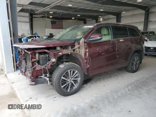 2017 Toyota Highlander XLE z VIN 5TDJZRFH8HS371458, wystawiony jako Copart lot #53861415 z przebiegiem 160 802 mil mil oraz Szkoda całkowita • Salvage title. Historia ofert i sprzedaży dostępna na DreamBid. Obrazek 1.
