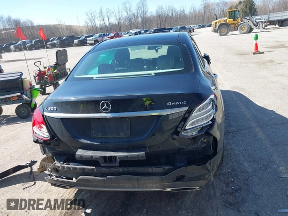 2017 Mercedes-Benz C 300 with VIN 55SWF4KB7HU184461, listed as a IAAI auction lot 41761593 with 55,161 mi miles and . Bid and sale history available at carsss.com. Image 16.