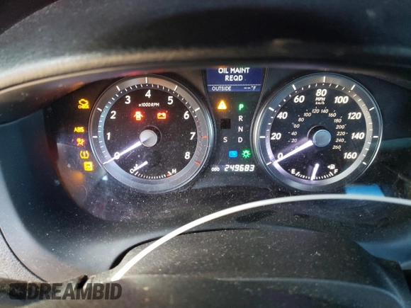 2010 Lexus ES 330 with VIN JTHBK1EG5A2366233, listed as a Copart auction lot 47377605 with 249,683 mi miles and Salvage Title. Bid and sale history available at DreamBid. Image 9.