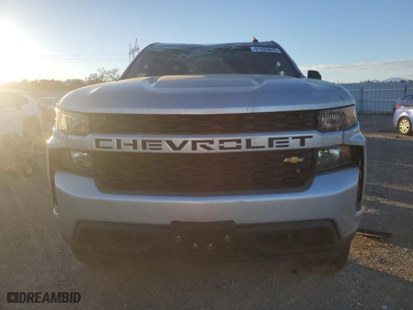 2021 Chevrolet Silverado 1500 Custom with VIN 3GCPYBEK4MG139157, listed as a Copart auction lot 41528845 with 106,765 mi miles and Salvage Title. Bid and sale history available at carsss.com. Image 5.