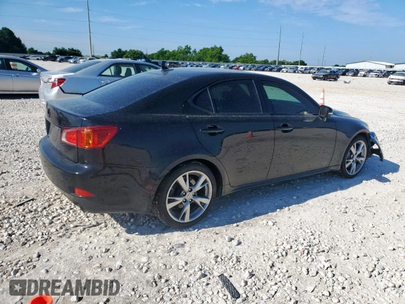 2010 Lexus IS 350 with VIN JTHBE5C26A5024312, listed as a Copart auction lot 58079355 with 165,912 mi miles and Salvage title. Bid and sale history available at DreamBid. Image 3.