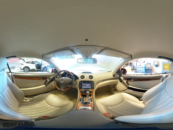 2009 Mercedes-Benz SL-Class V8 with VIN WDBSK71F29F142731, listed as a Copart auction lot 57281054 with 109,912 mi miles and Salvage Title. Bid and sale history available at carsss.com. Image 13.