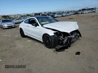 2017 Mercedes-Benz C 63 S AMG with VIN WDDWJ8HB0HF504347, listed as a Copart auction lot 56068935 with 31,010 mi miles and Salvage Title. Bid and sale history available at DreamBid. Image 14.