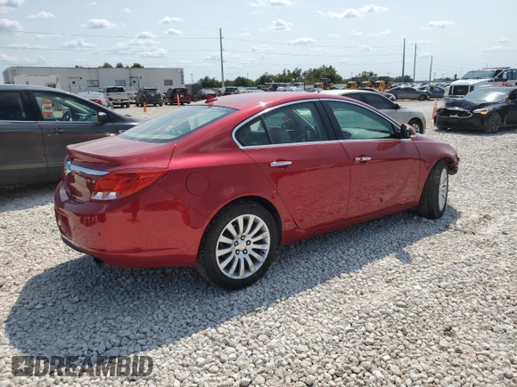 2012 Buick Regal Turbo Premium 1 with VIN 2G4GS5EV3C9215467, listed as a Copart auction lot 71588344 with 87,090 mi miles and Salvage Title. Bid and sale history available at DreamBid. Image 3.