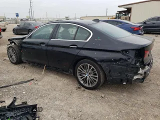 2018 BMW 5 Series 530e xDrive with VIN WBAJB1C54JG624157, listed as a Copart auction lot 51485545 with 111,659 mi miles and Salvage Title. Bid and sale history available at carsss.com. Image 2.